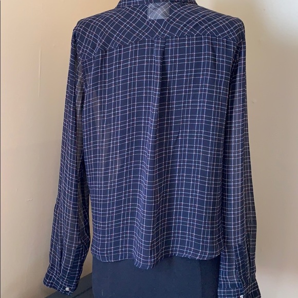EUC Size M Sadie Robertson Button Down Shirt C1 - Picture 3 of 3